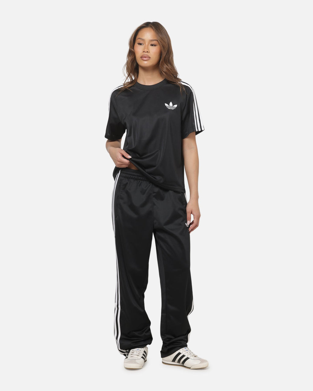 Best-Selling Adidas Women's Firebird T-Shirt Black/White