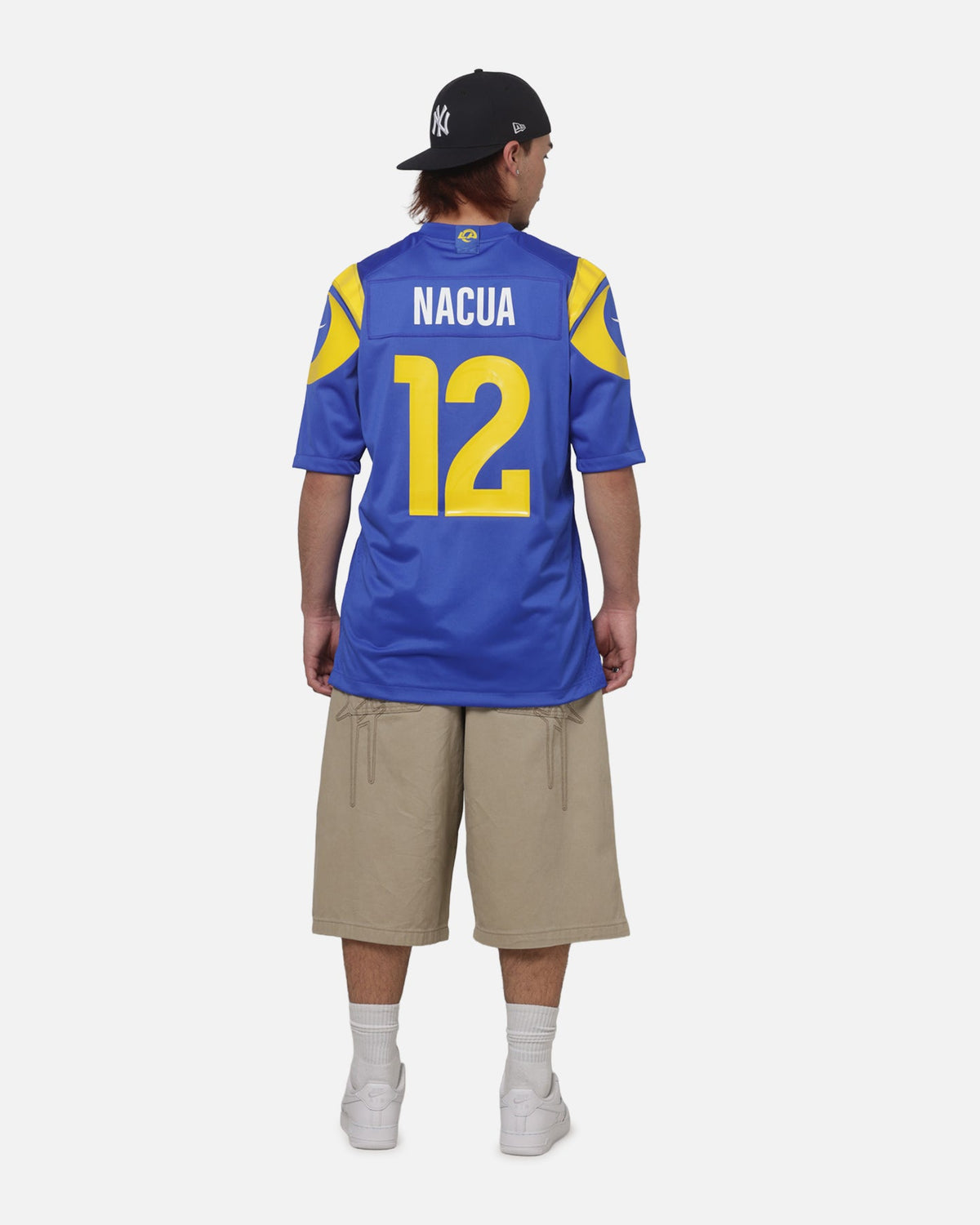 Top Seller Nike Los Angeles Rams Puka Nacua #12 Home Game NFL Jersey Official Team Colours