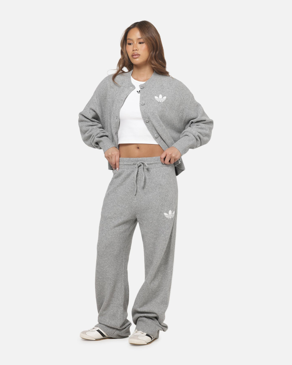 Best-Selling Adidas Women's Essentials Knit Pants Medium Grey Heather