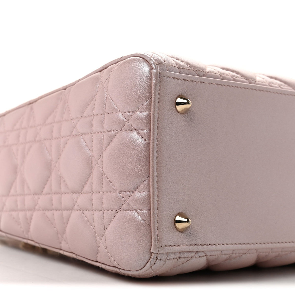 Pearly Lambskin Cannage Medium Lady Dior Lotus AT My store