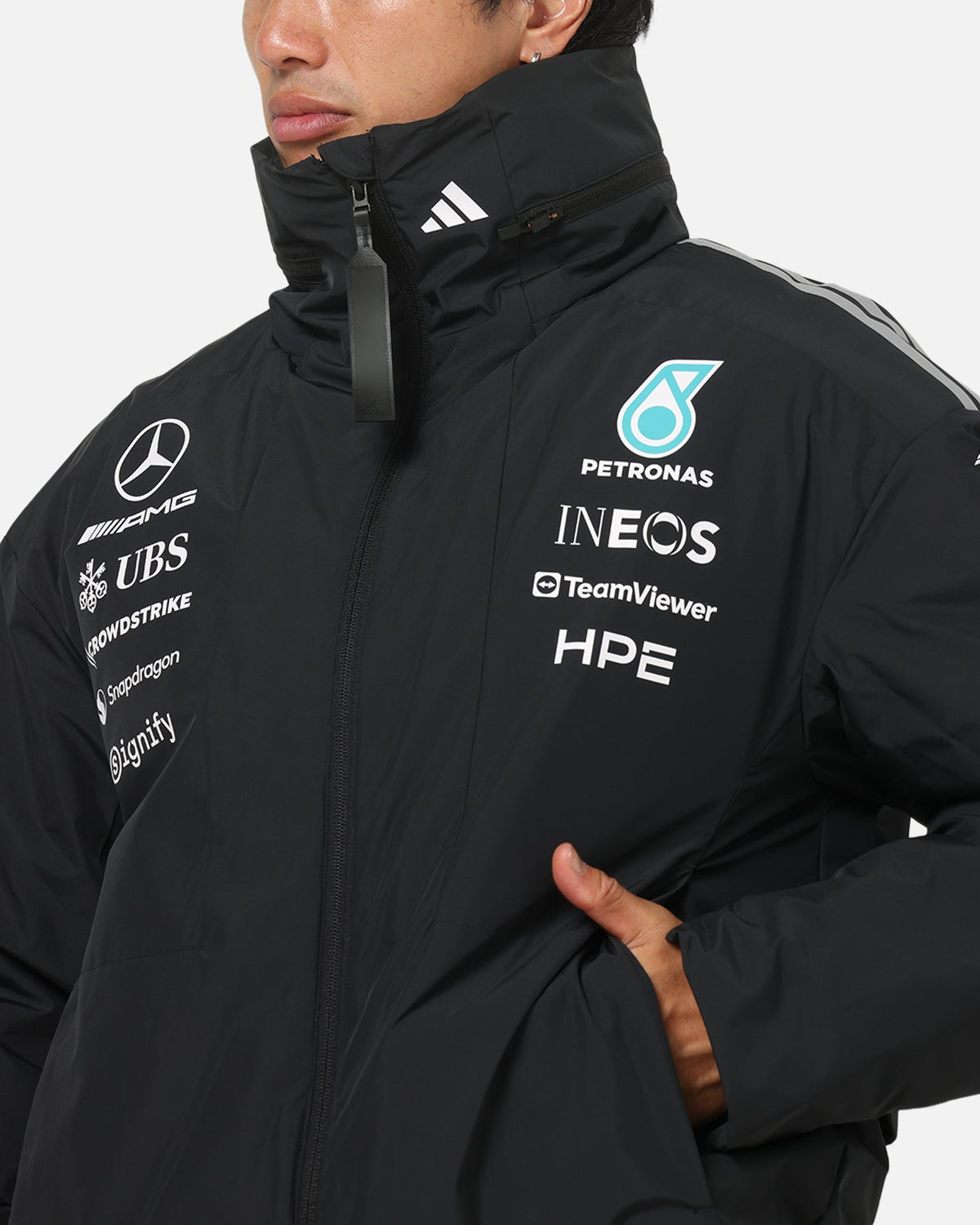 Best-Selling Adidas Mercedes-AMG Petronas Formula 1 Team Engineers Jacket Black