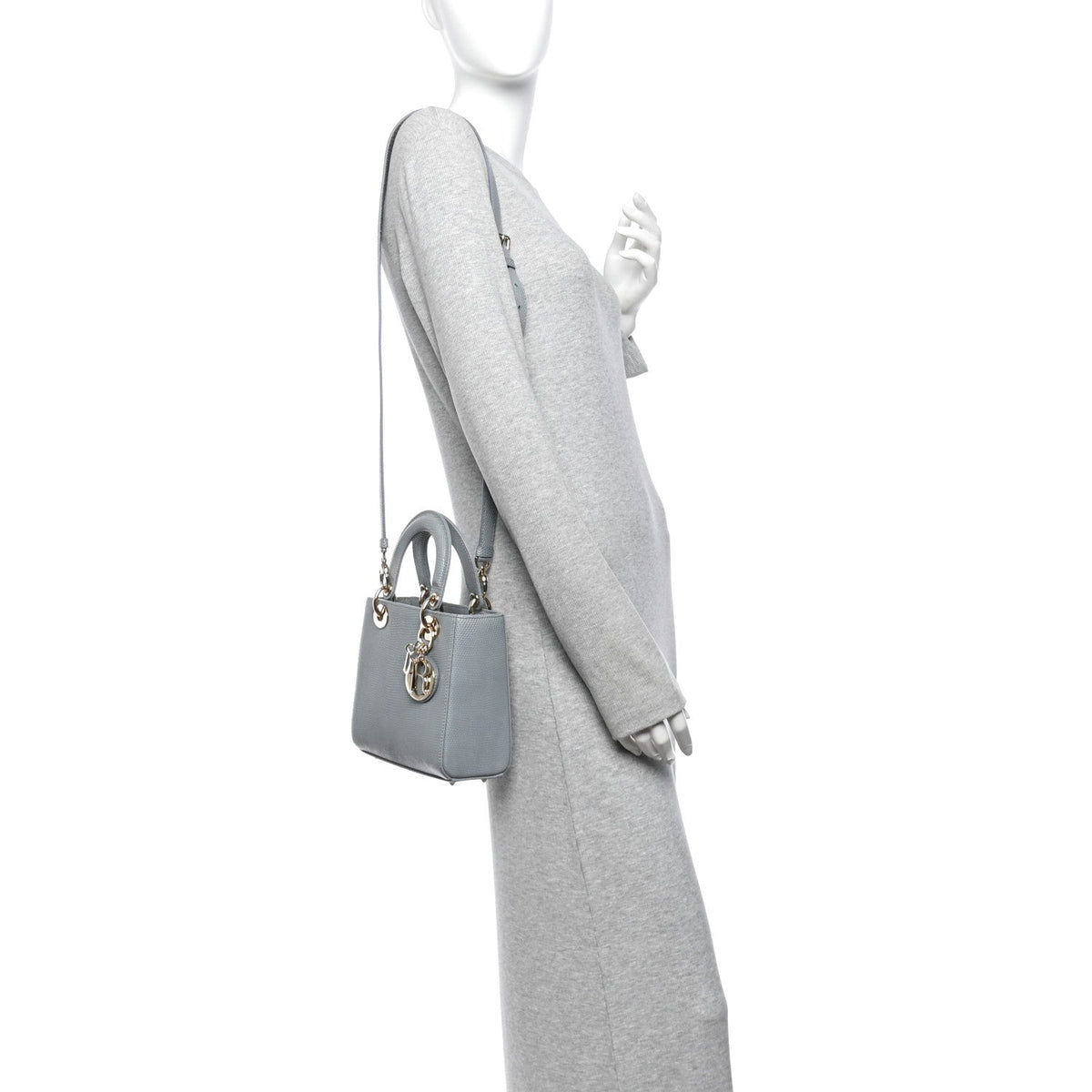 Lizard Small Lady Dior Cloud Blue AT My store