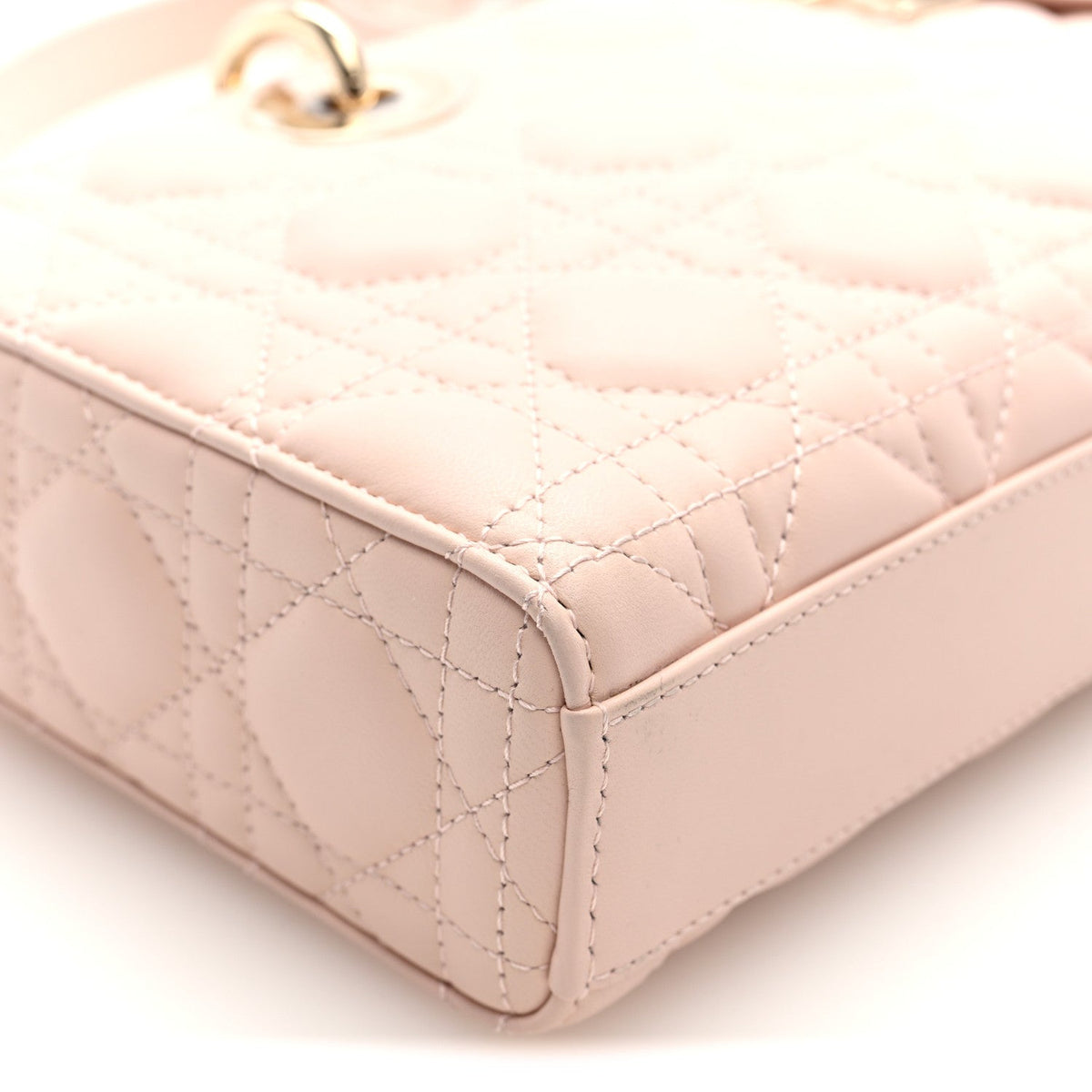 Lambskin Cannage Medium Lady D-Joy Powder Pink AT My store