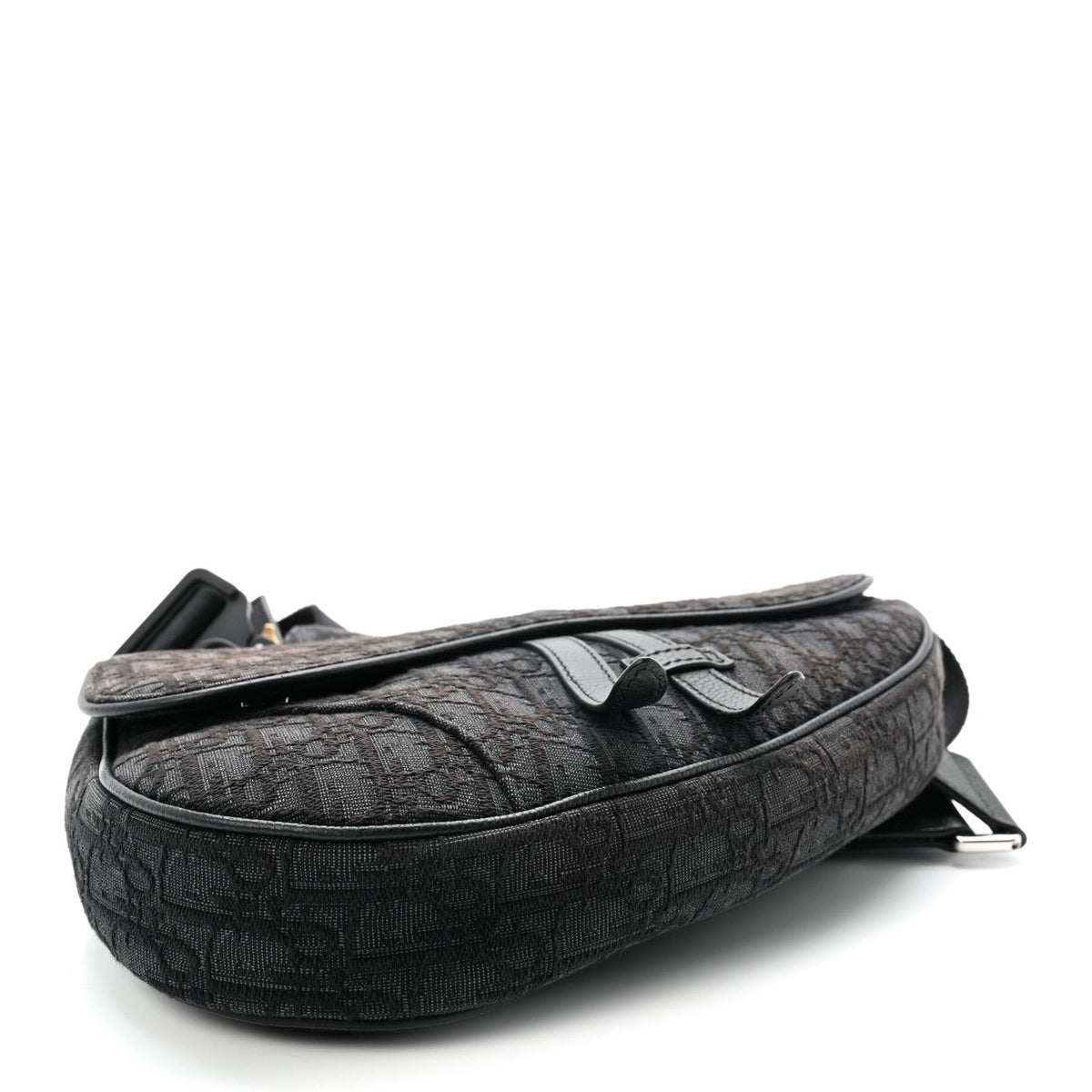 Oblique Mens Saddle Bag Black Blue AT My store