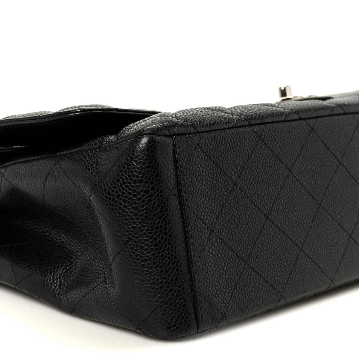 Caviar Quilted Maxi Double Flap Black At My store