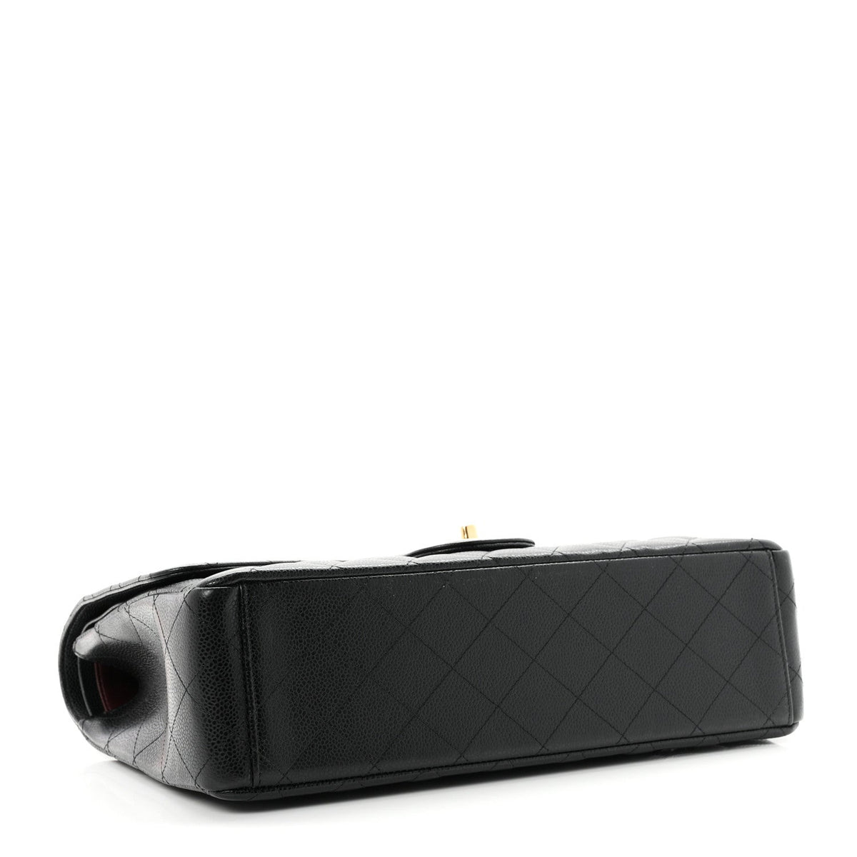 Caviar Quilted Maxi Double Flap Black At My store