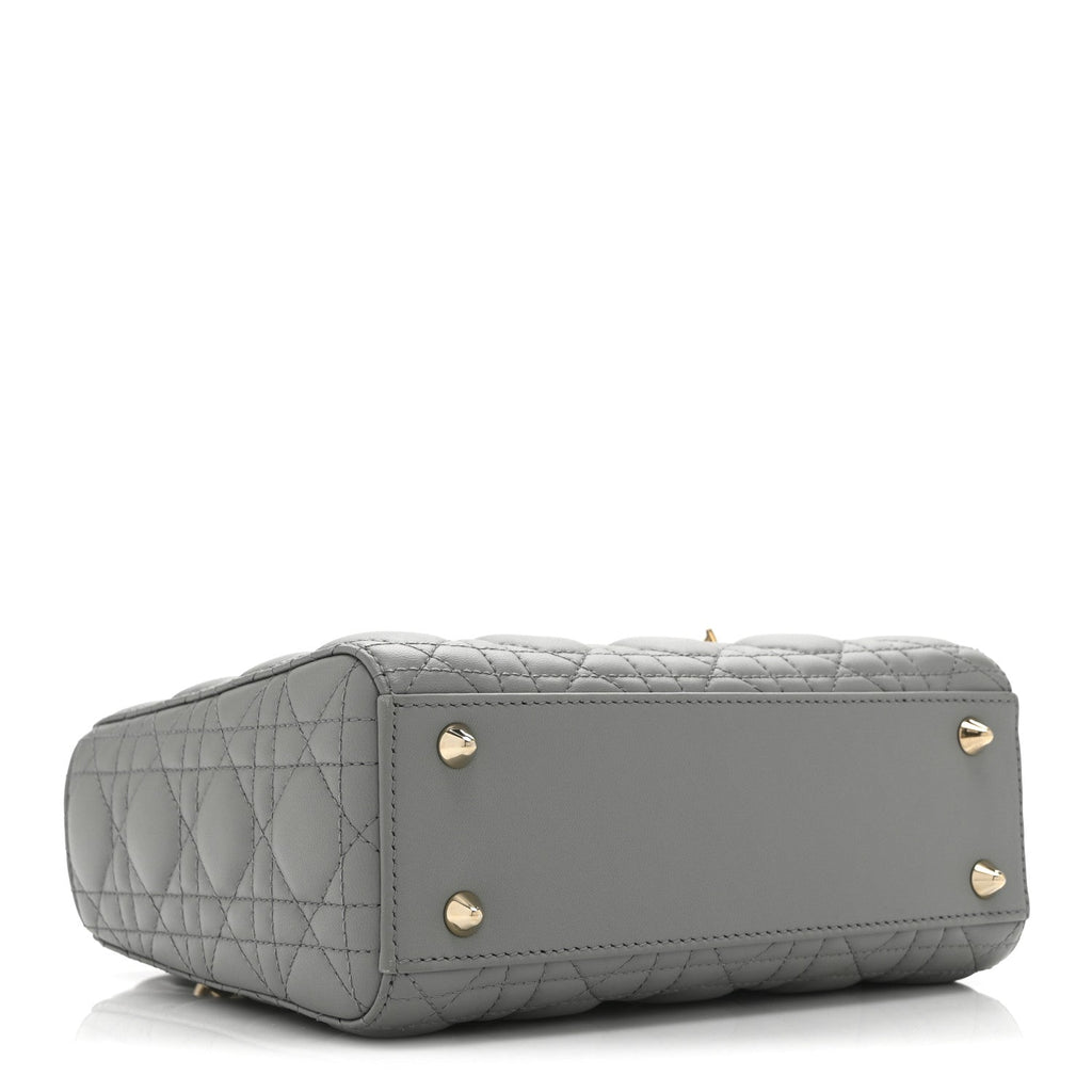 Lambskin Cannage Small My ABCDior Lady Dior Grey AT My store