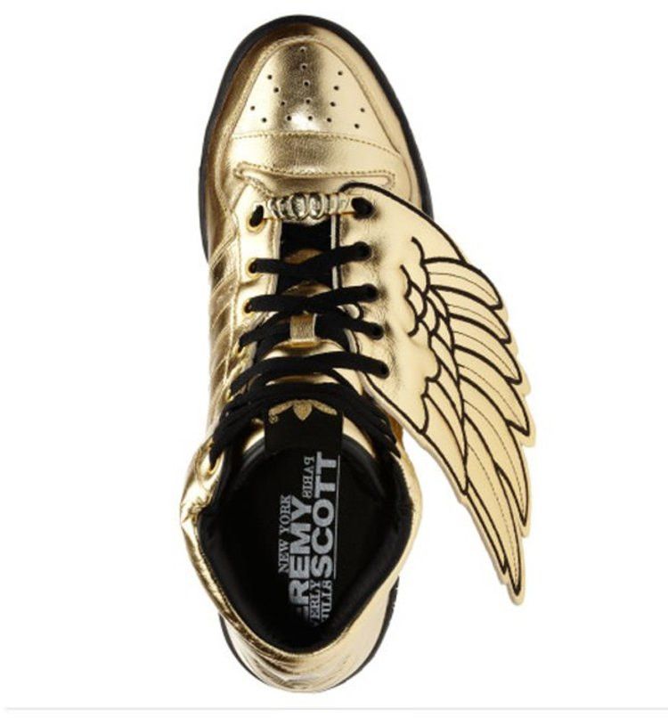 adidas JS Wings 1.0 Jeremy Scott Metallic Gold dealsale365