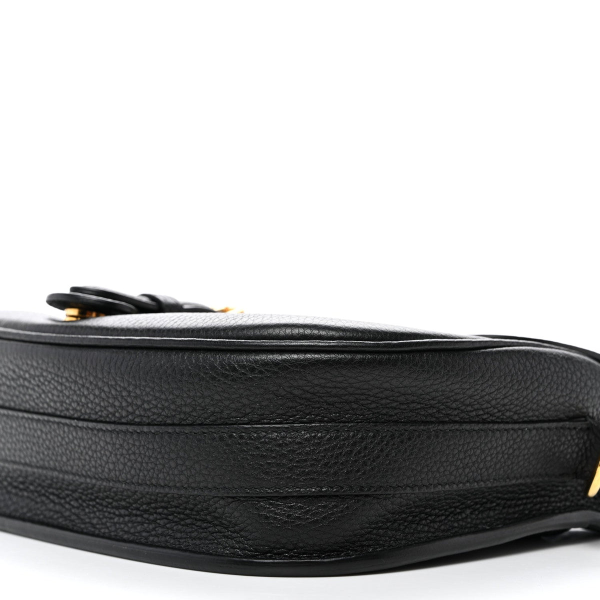 Grained Calfskin Medium Bobby Flap Black AT My store