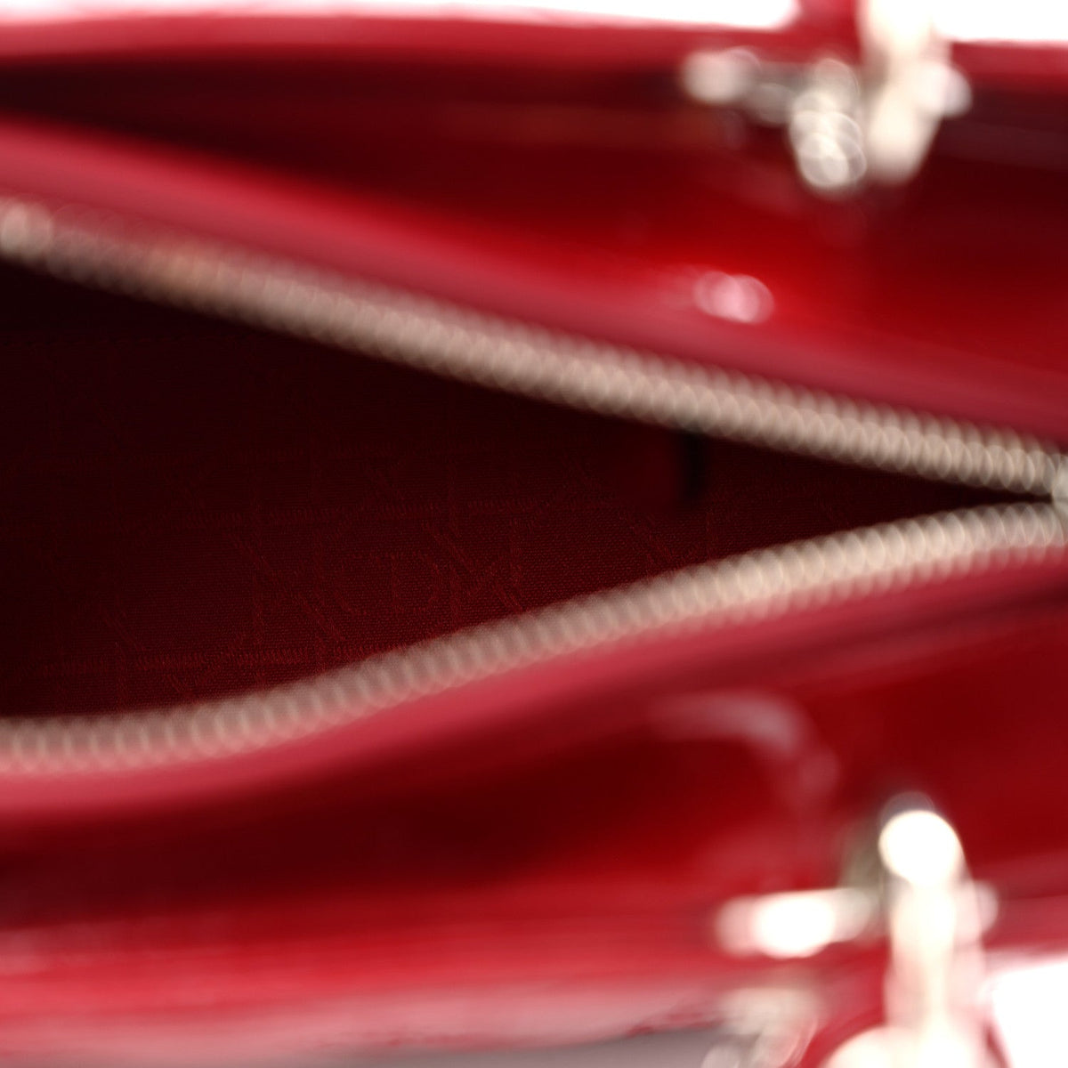 Patent Cannage Medium Lady Dior Red AT My store