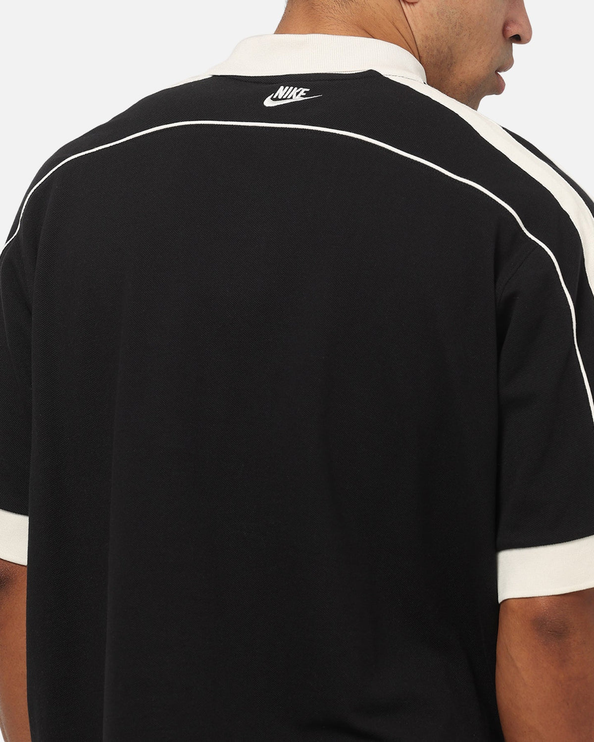 Top Seller Nike Sportswear Club Oversized Futbol Polo Shirt Black