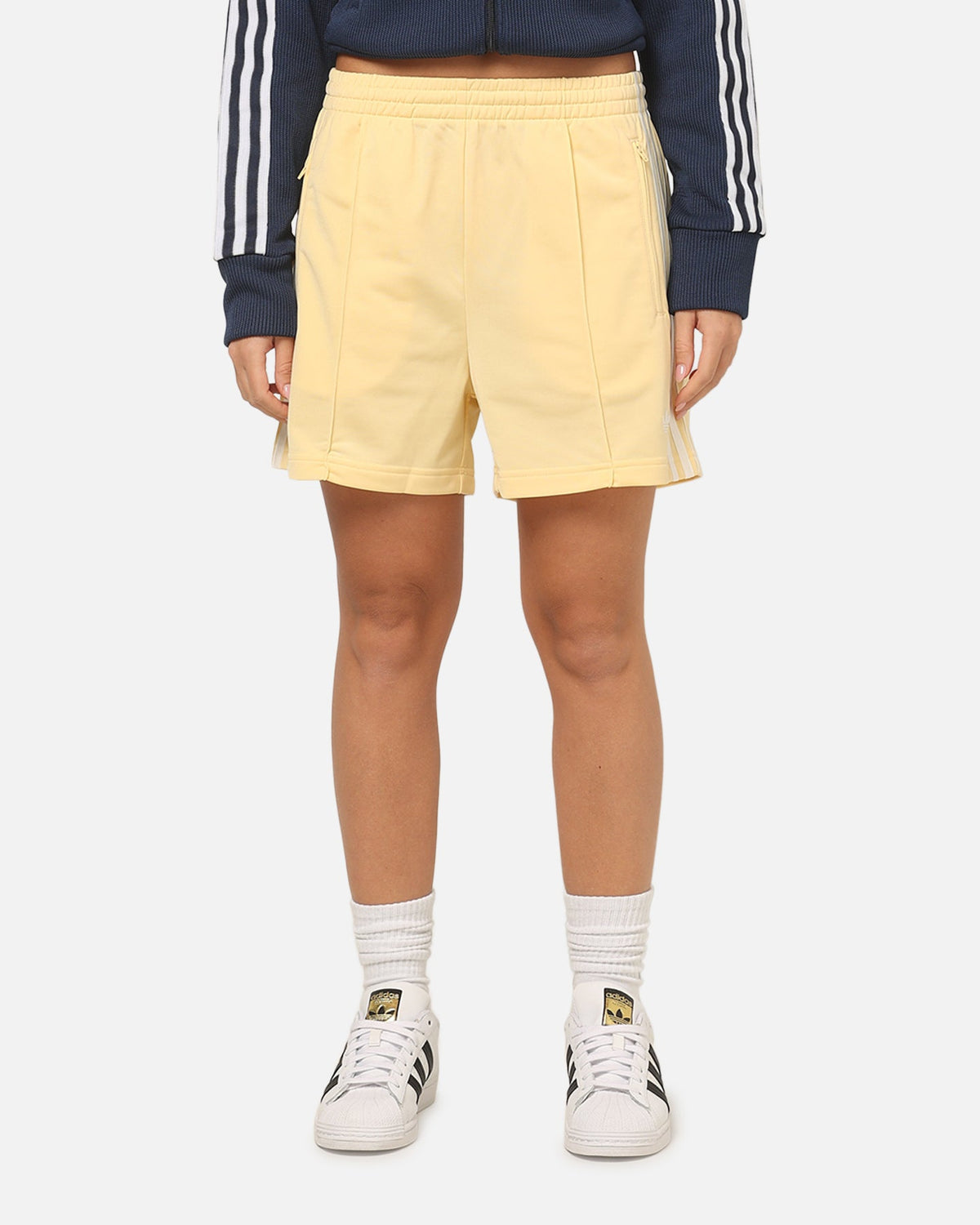 Best-Selling Adidas Women's Firebird Classic Shorts Yellow