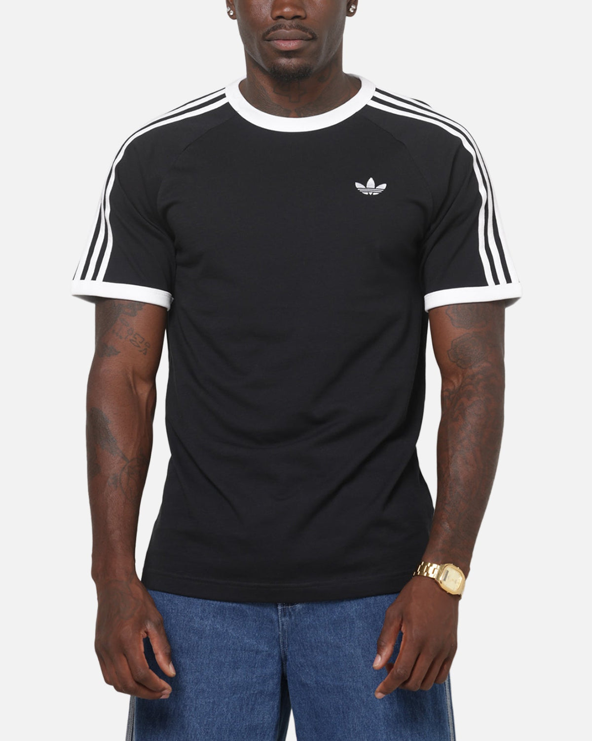 Best-Selling Adidas 3-Stripes T-Shirt Black