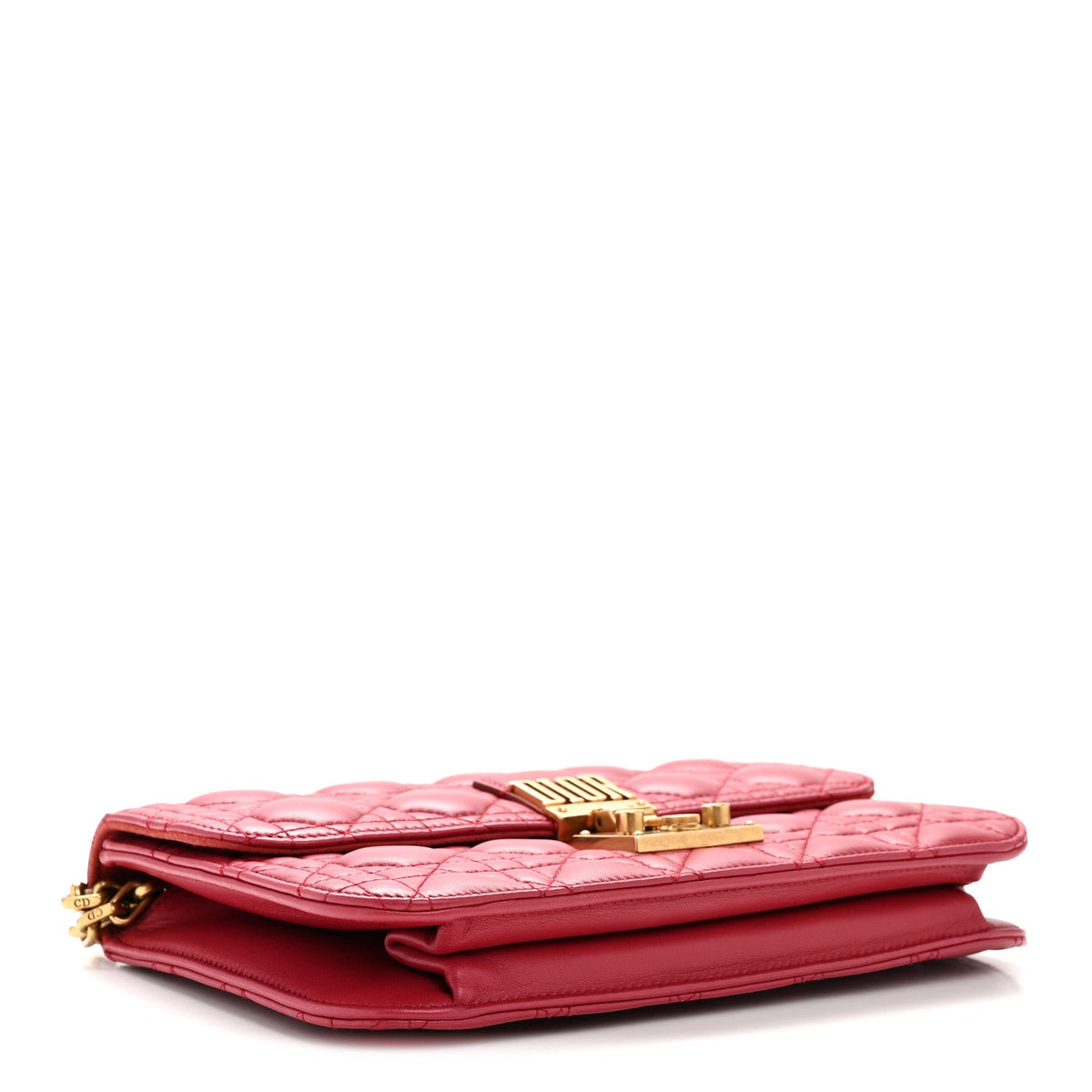 Lambskin Cannage Large Dioraddict Flap Red AT My store
