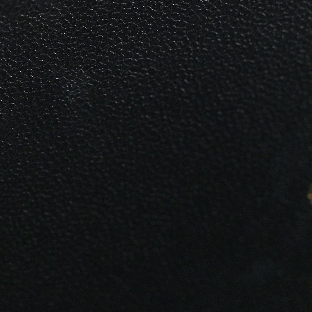 Supple Calfskin Cannage Caro Belt Pouch with Chain Black AT My store