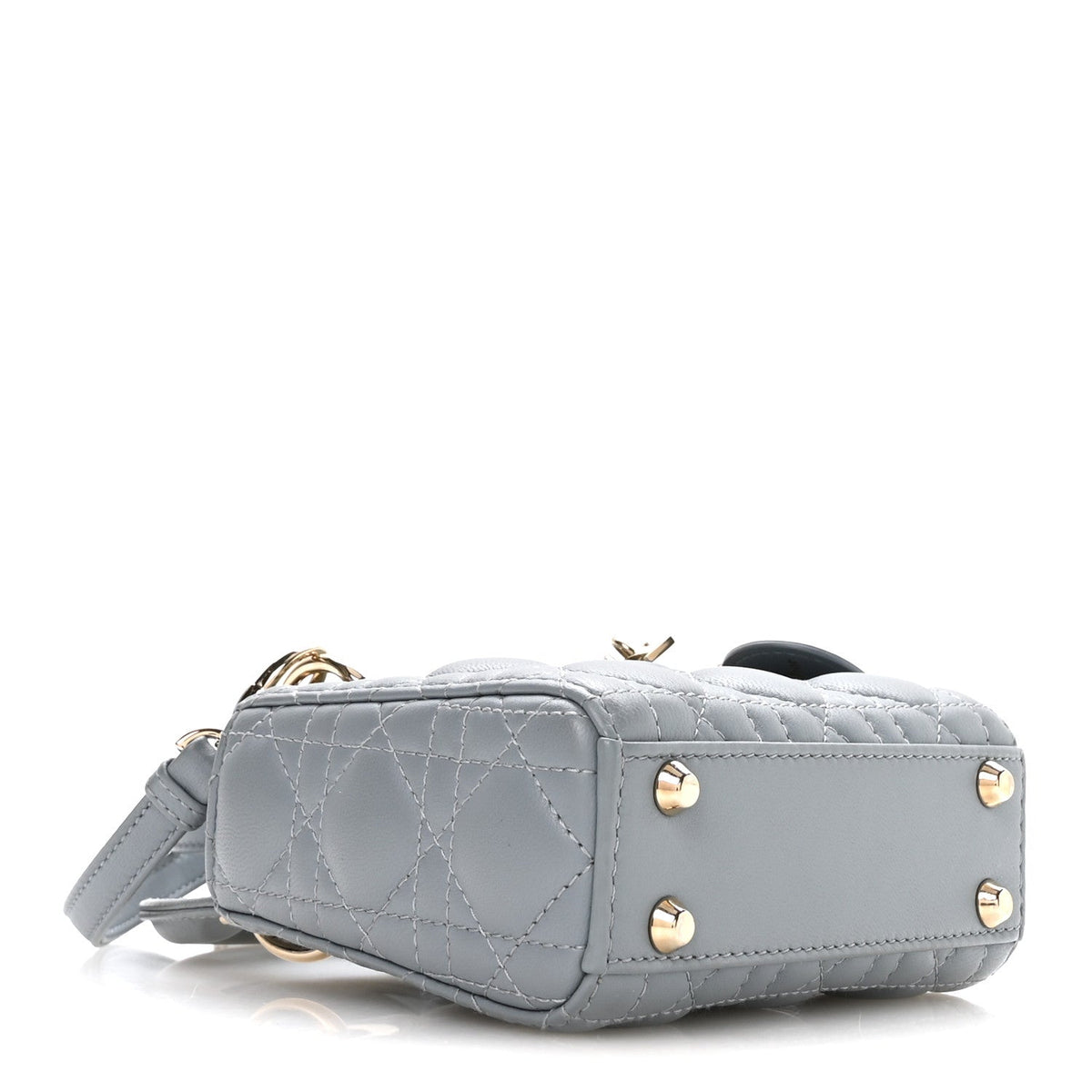Lambskin Cannage Micro Lady Dior Cloud Blue AT My store