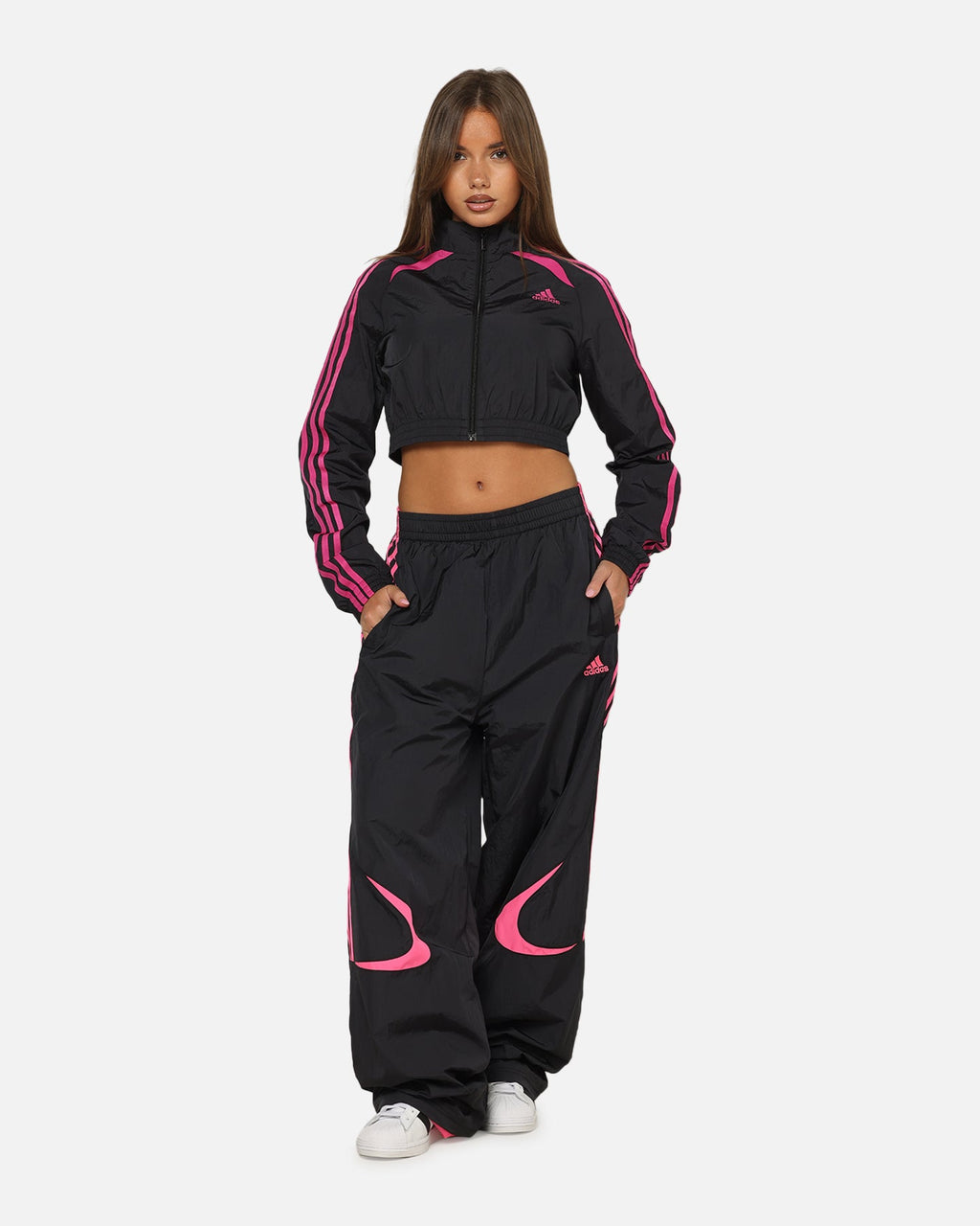 Best-Selling Adidas Women's Teamgeist Track Top Jacket Black/Pink