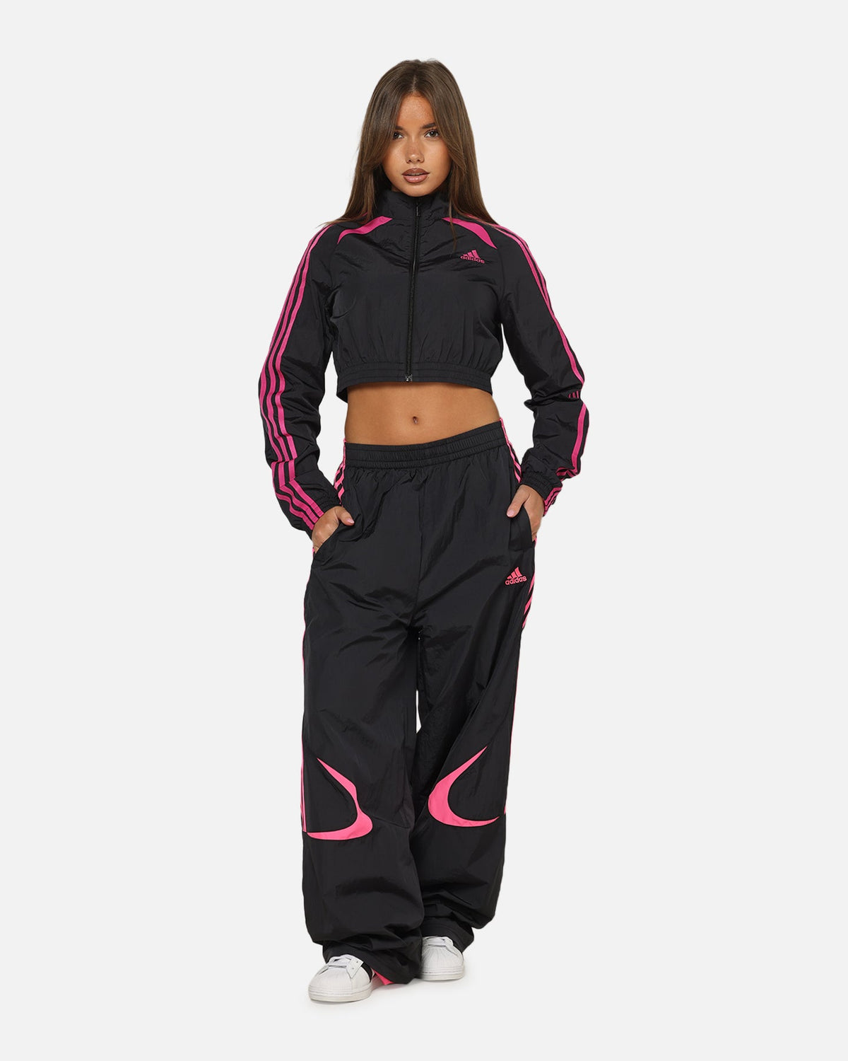 Best-Selling Adidas Women's Teamgeist Track Top Jacket Black/Pink