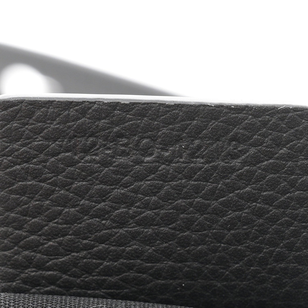 Grained Calfskin Oblique Mini Saddle Messenger Bag With Flap Beige Black AT My store