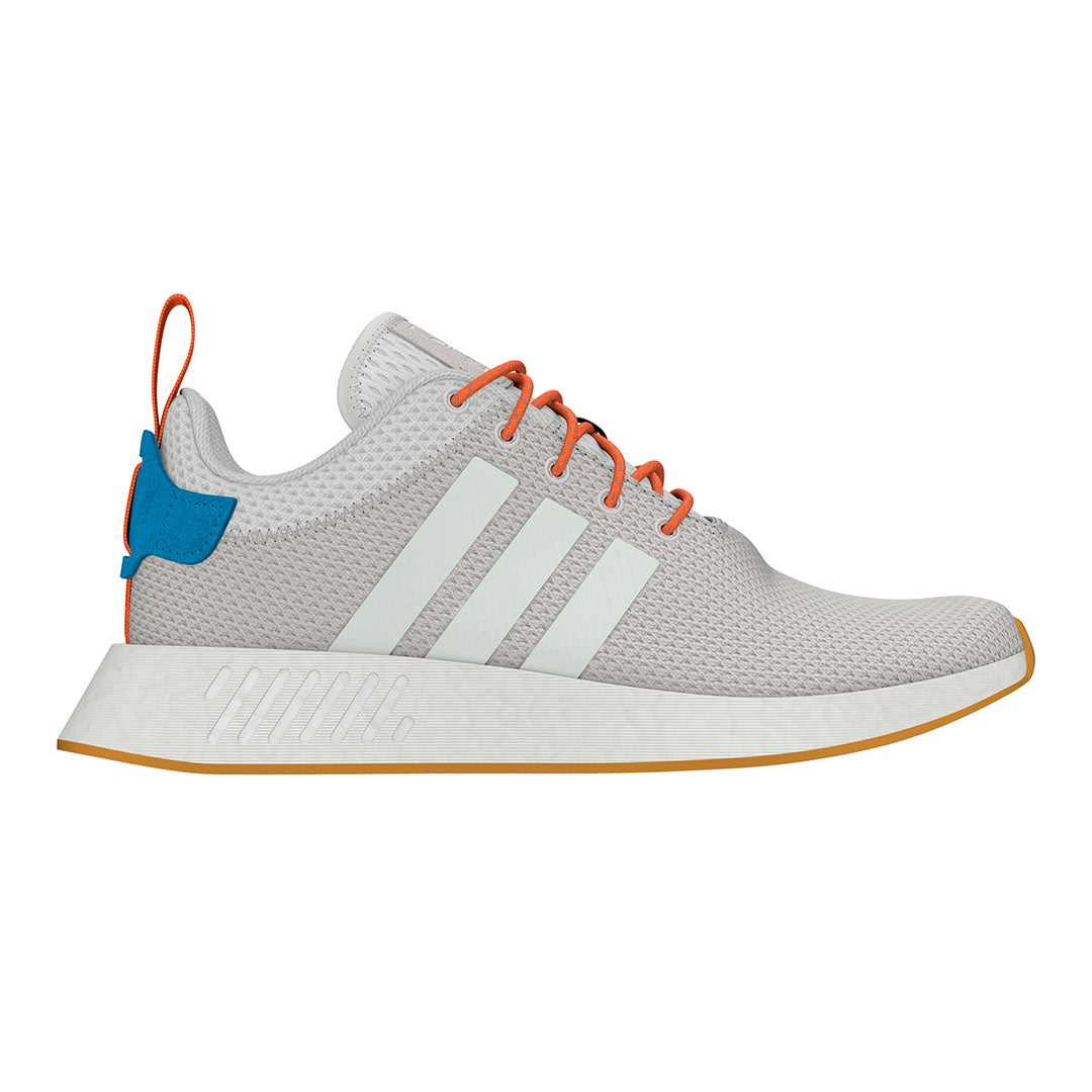 New Arrival Adidas Original NMD_R2 SUMMER Men - CRYSTAL WHITE S16/GREY ONE F17/GUM 3