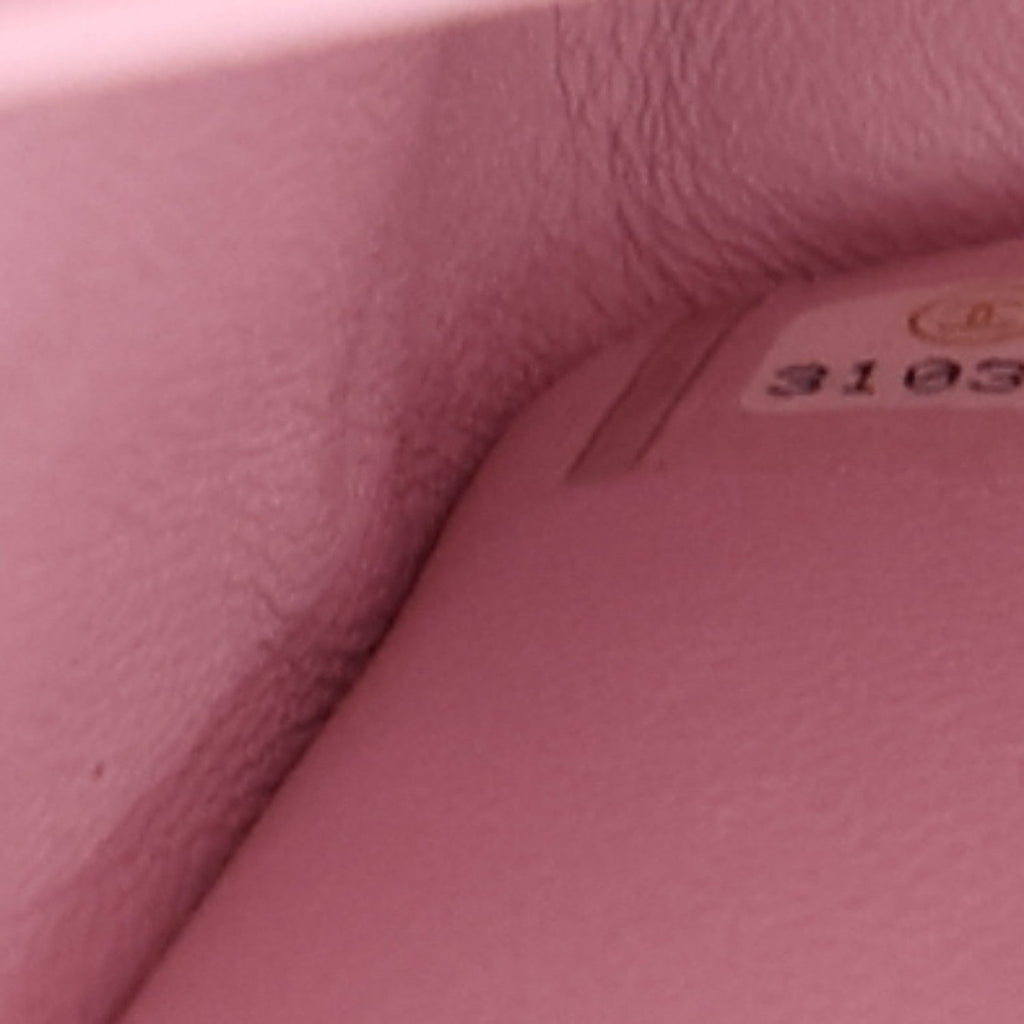 Caviar Quilted Medium Double Flap Light Pink At My store