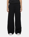 Top Seller Nike Women's Studio Fleece Medium Weight Mid-Rise Wide-Leg Pants Black