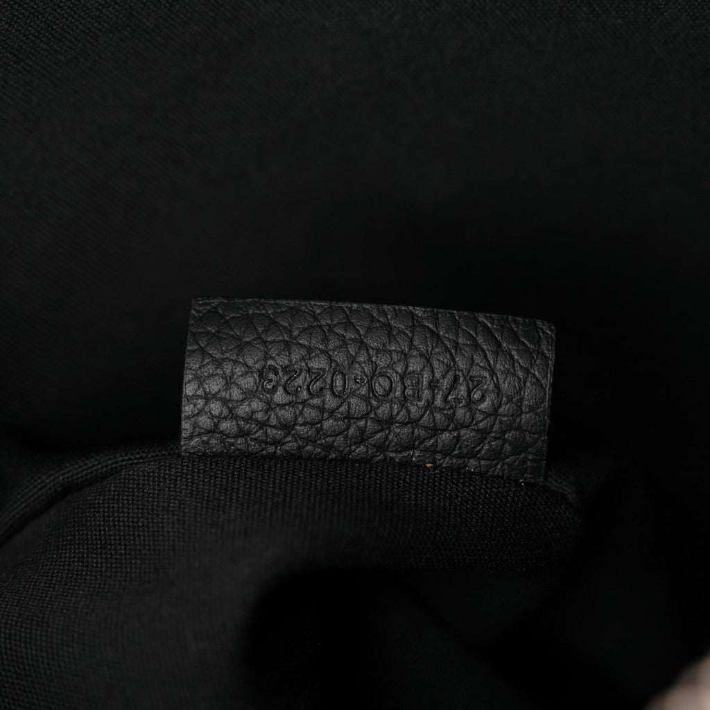 Oblique Saddle Triple Pouch Black AT My store