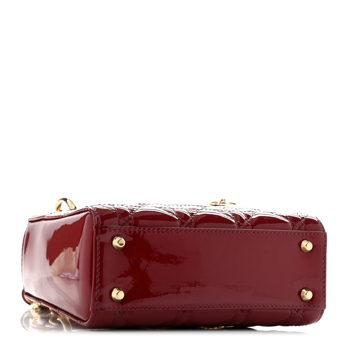 Patent Cannage Mini Lady Dior Red AT My store