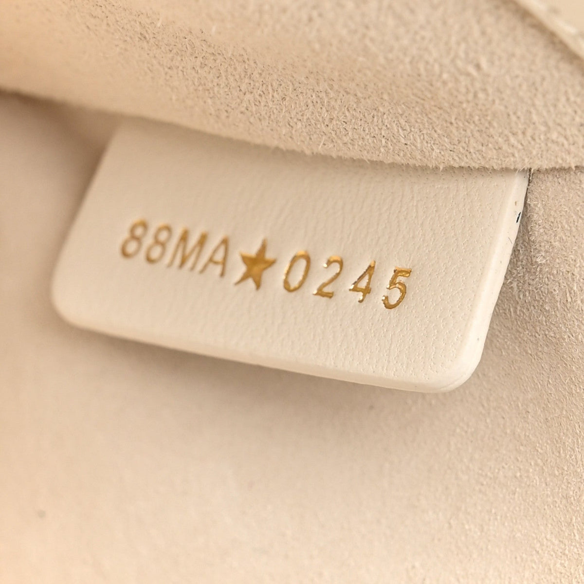 Lambskin Cannage Small Lady D-Joy Latte Black AT My store