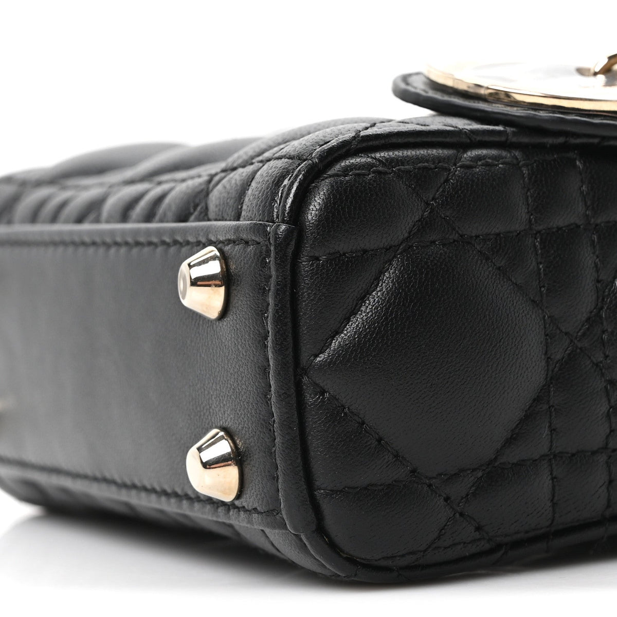 Lambskin Cannage Micro Lady Dior Black AT My store
