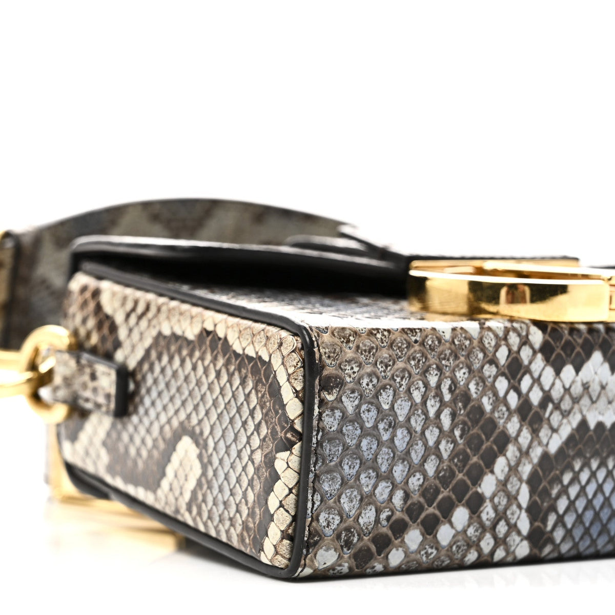 Snakeskin 30 Montaigne Box Bag Beige Multicolor AT My store