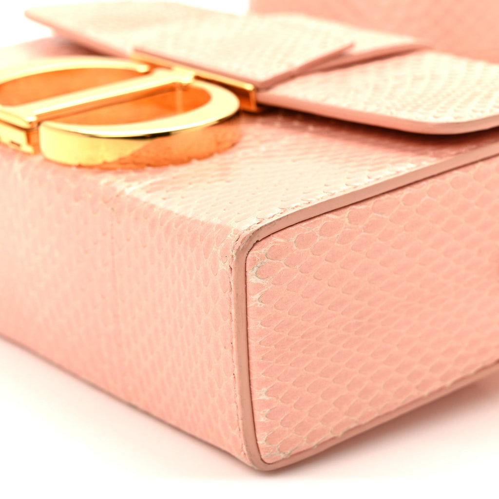 Snakeskin 30 Montaigne Box Bag Rose Clair AT My store
