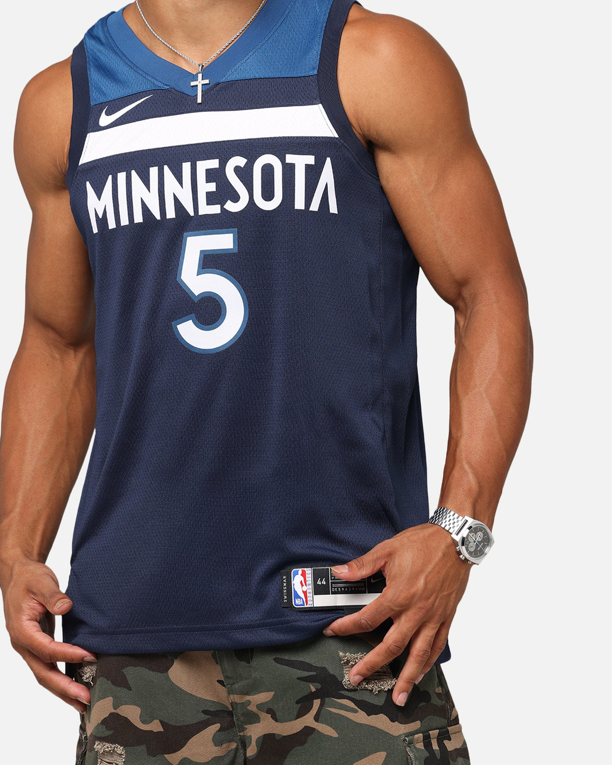 Top Seller Nike Anthony Edwards Minnesota Timberwolves #5 Icon Edition 2022/23 Nike Dri-Fit NBA Swingman Jersey College Navy