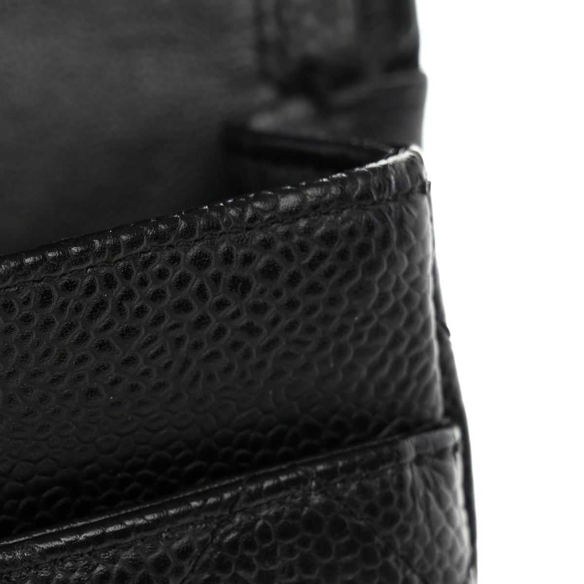 Caviar Quilted Small Double Flap Black At My store