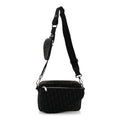 Oblique Saddle Triple Pouch Black AT My store