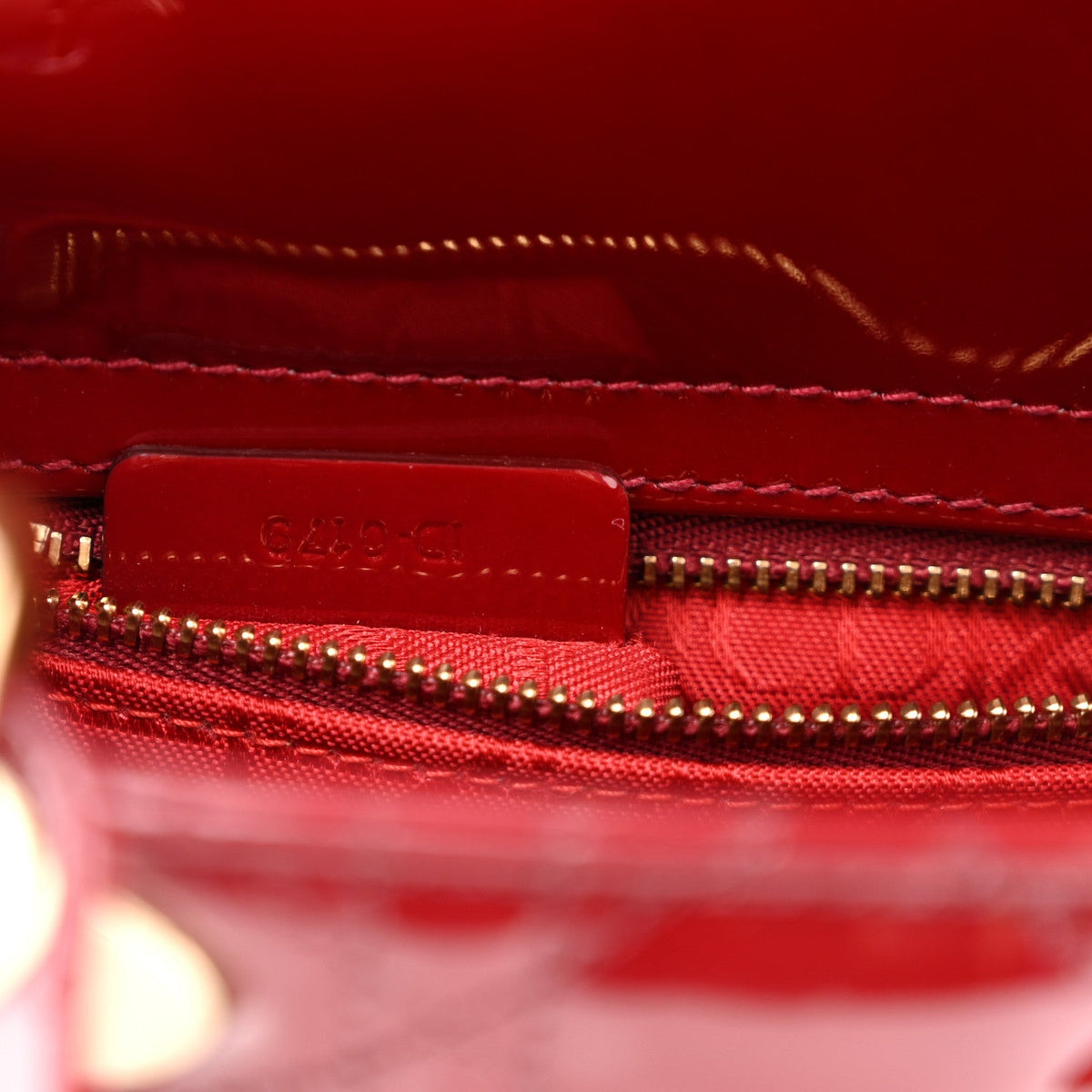 Patent Cannage Mini Lady Dior Red AT My store