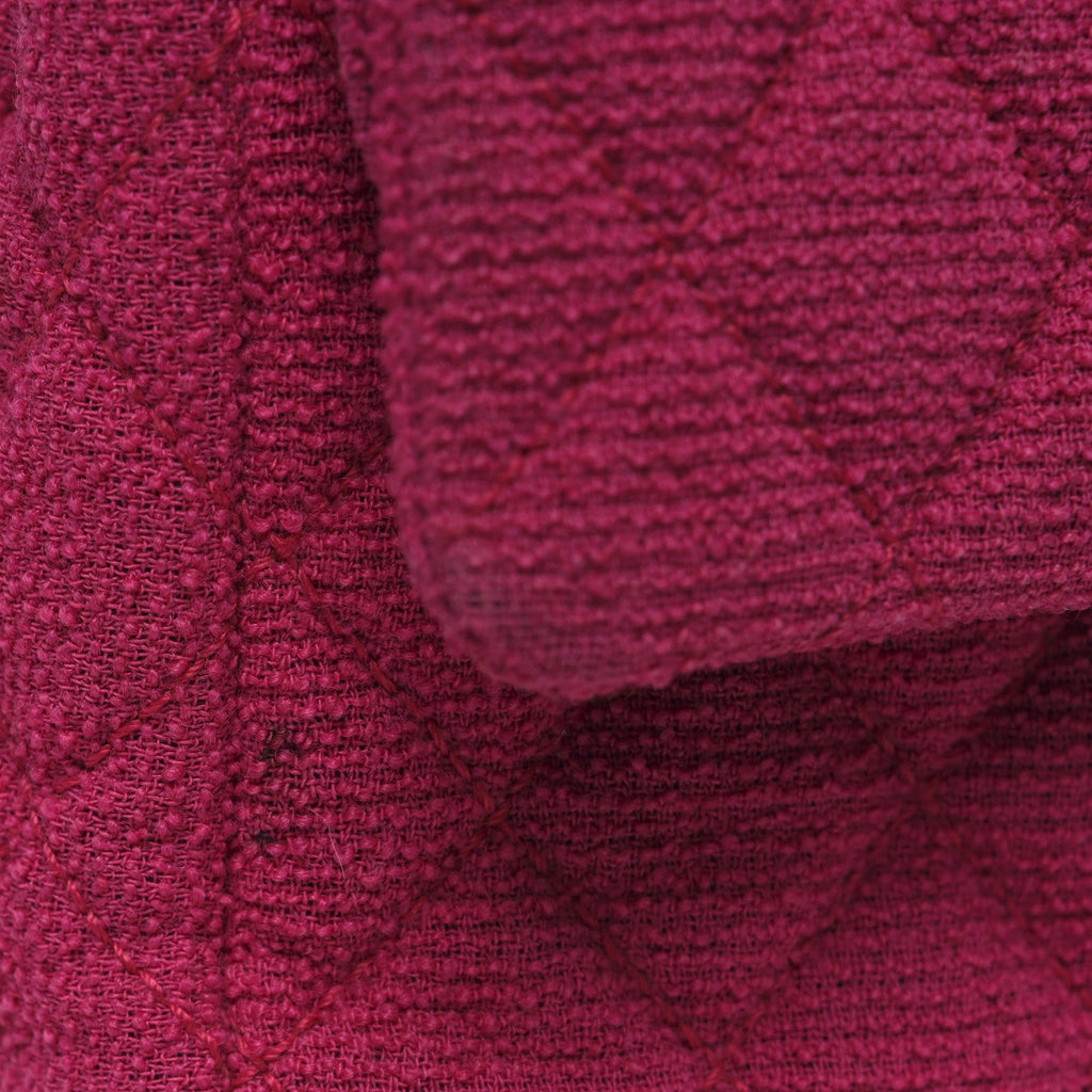 Tweed Quilted Medium Double Flap Fuchsia At My store