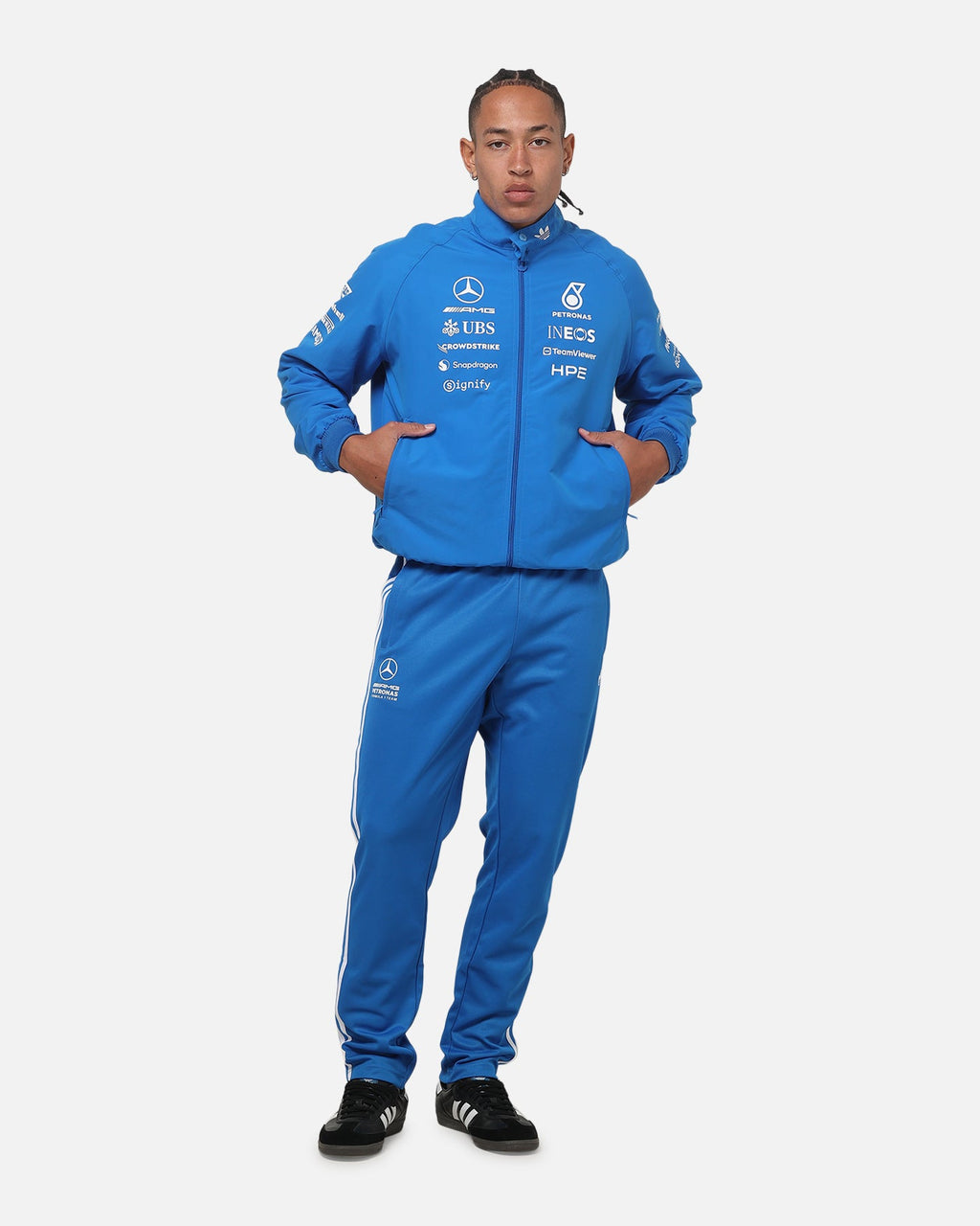 Best-Selling Adidas Mercedes-AMG Petronas Formula 1 Track Pants Blue
