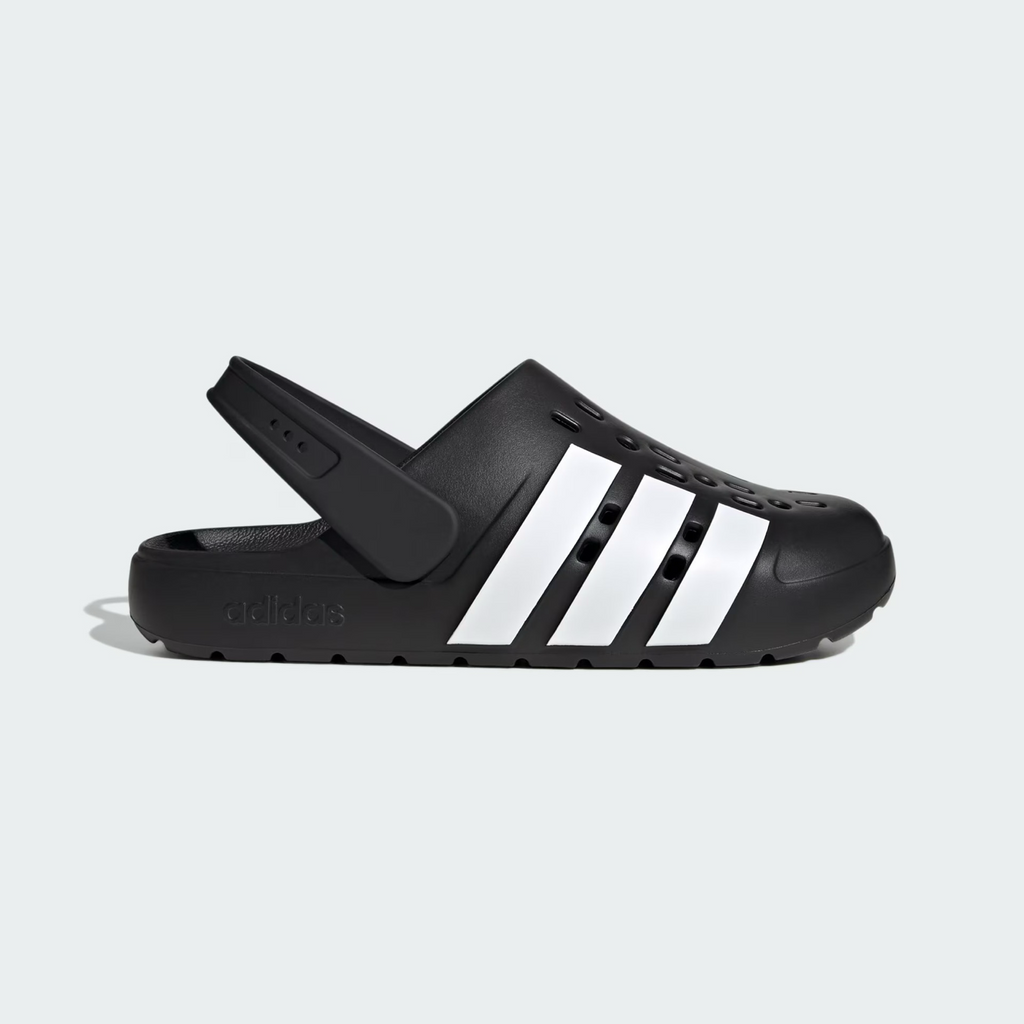 New Arrival Adidas Original ADILETTE CLOG  -Men -  BLACK WHI