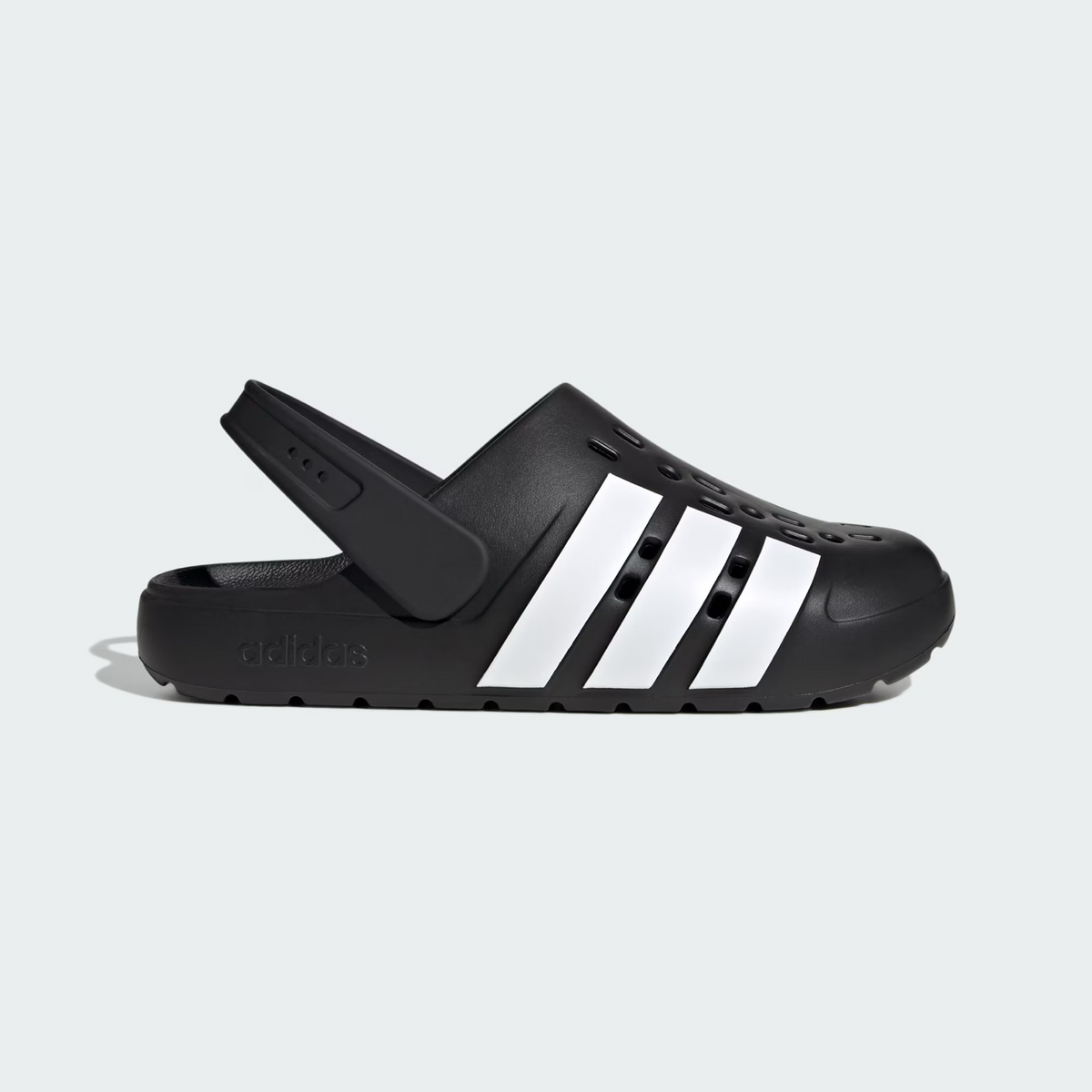 New Arrival Adidas Original ADILETTE CLOG  -Men -  BLACK WHI