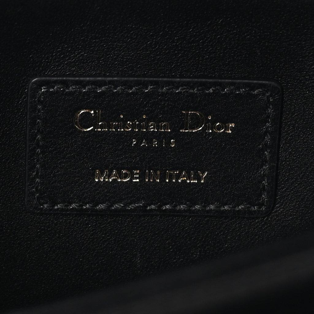Lambskin Cannage Miss Dior Top Handle Bag Black AT My store