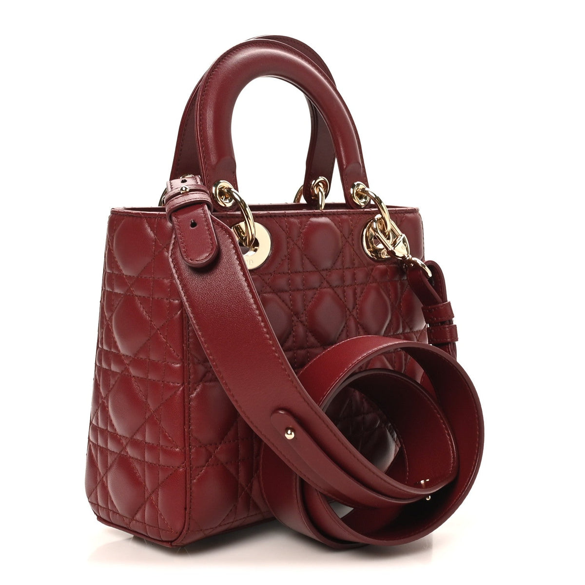 Lambskin Cannage Small My ABCDior Lady Bordeaux AT My store