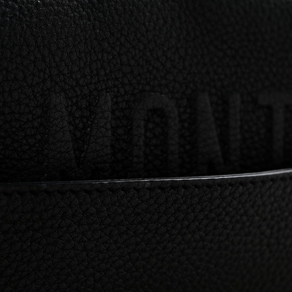 Grained Calfskin Large Bobby Flap Black AT My store