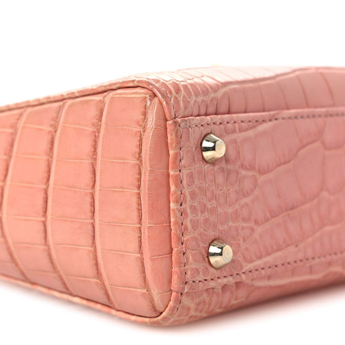 Alligator Crystal Mini Lady Dior Pink AT My store