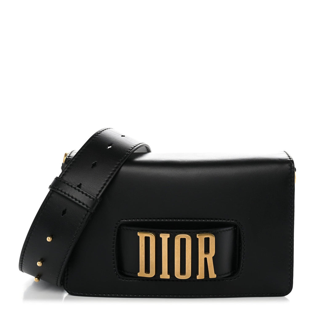 Smooth Calfskin Dio(r)evolution Flap Bag Black AT My store