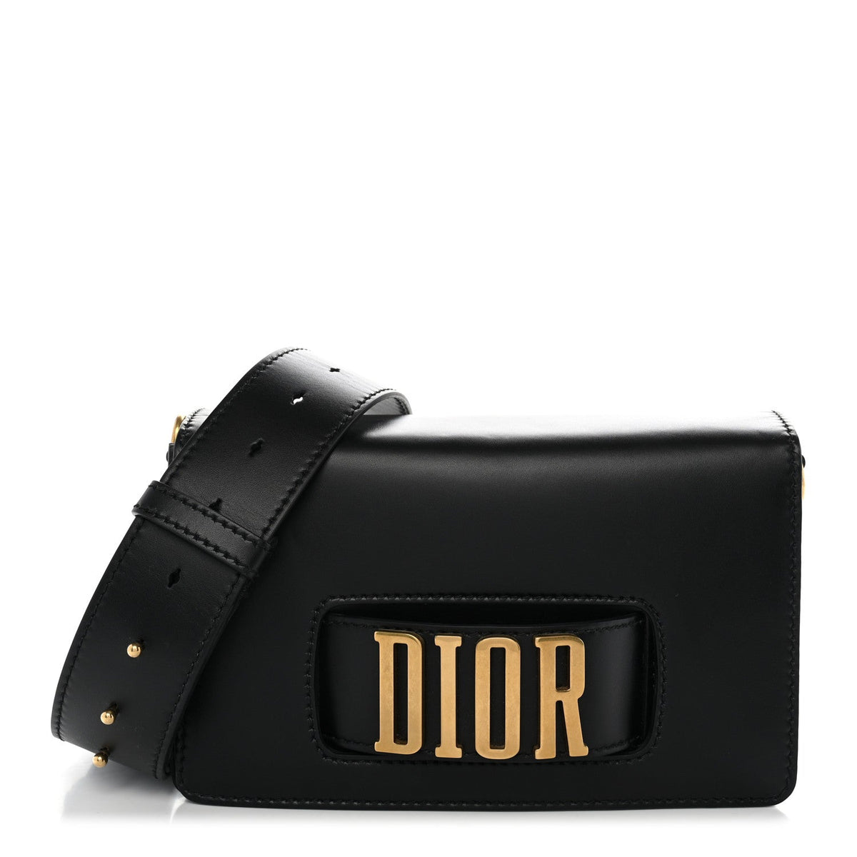Smooth Calfskin Dio(r)evolution Flap Bag Black AT My store