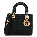 Lambskin Cannage Small My ABCDior Lady Dior Black AT My store