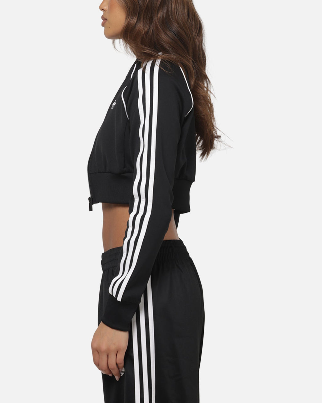 Best-Selling Adidas Women's SST Cropped Track Top Black/White