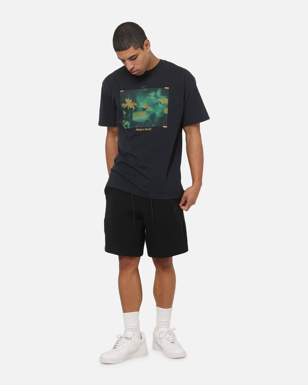 Top Seller Nike Sportswear Beauty Air T-Shirt Dark Obsidian
