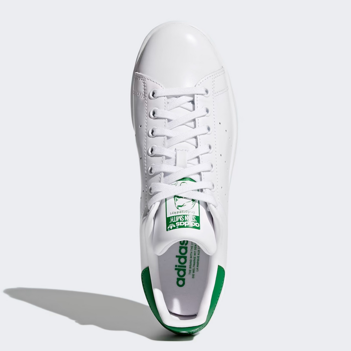 New Arrival Adidas Original STAN SMITH Men - WHITE GREEN /FTWBLA/VERT
